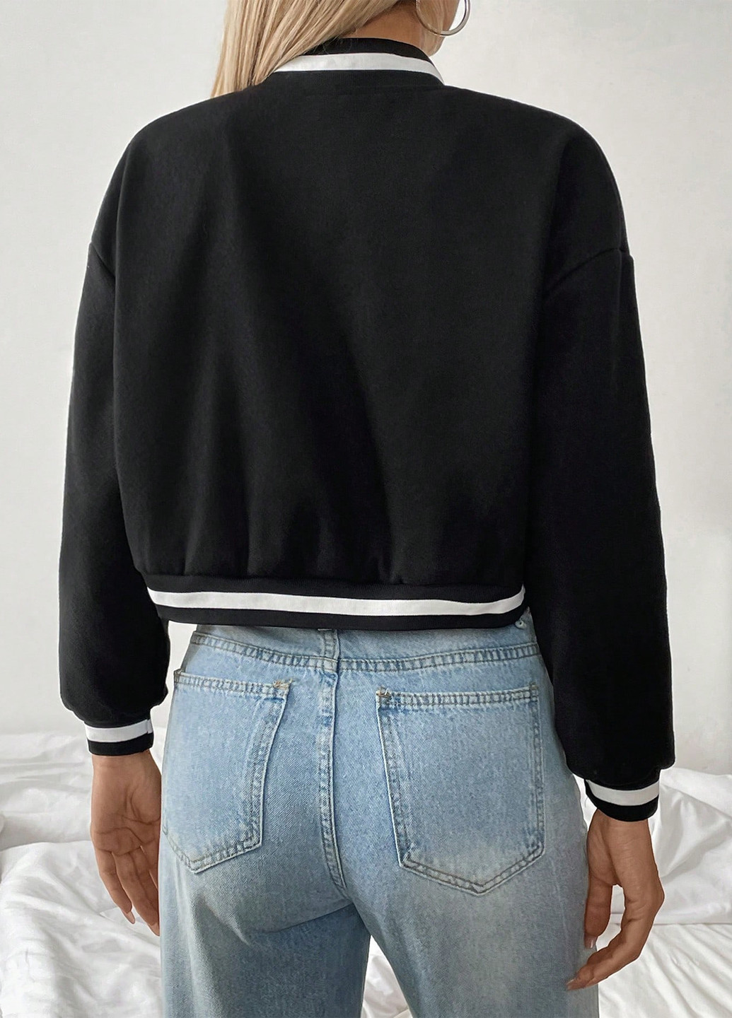 Бомбер SHEIN на кнопках (342382153)