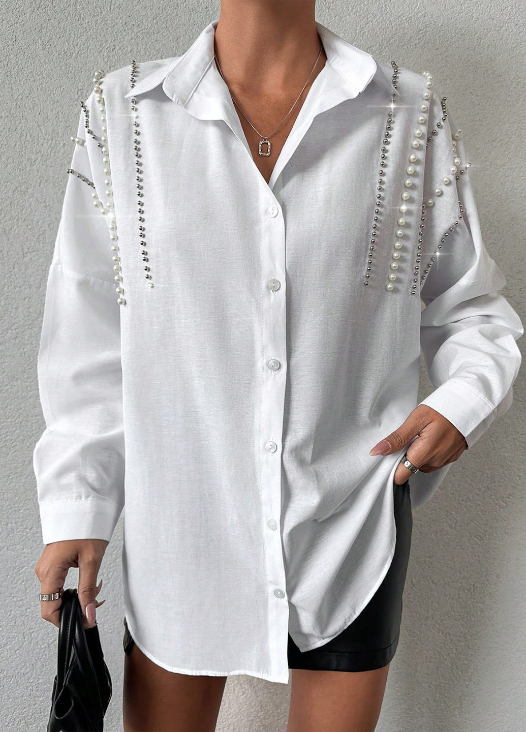 Белая блуза SHEIN