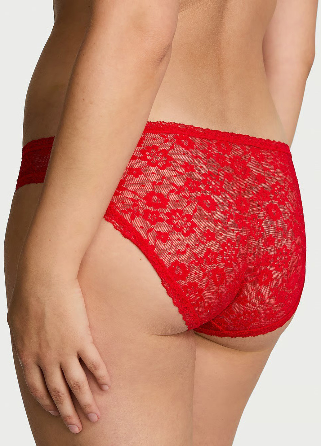 Красный демисезонный комплект (бюстгальтер, трусики) Victoria's Secret