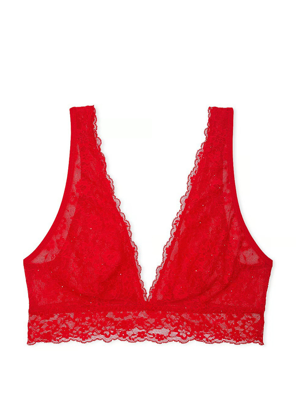 Красный демисезонный комплект (бюстгальтер, трусики) Victoria's Secret