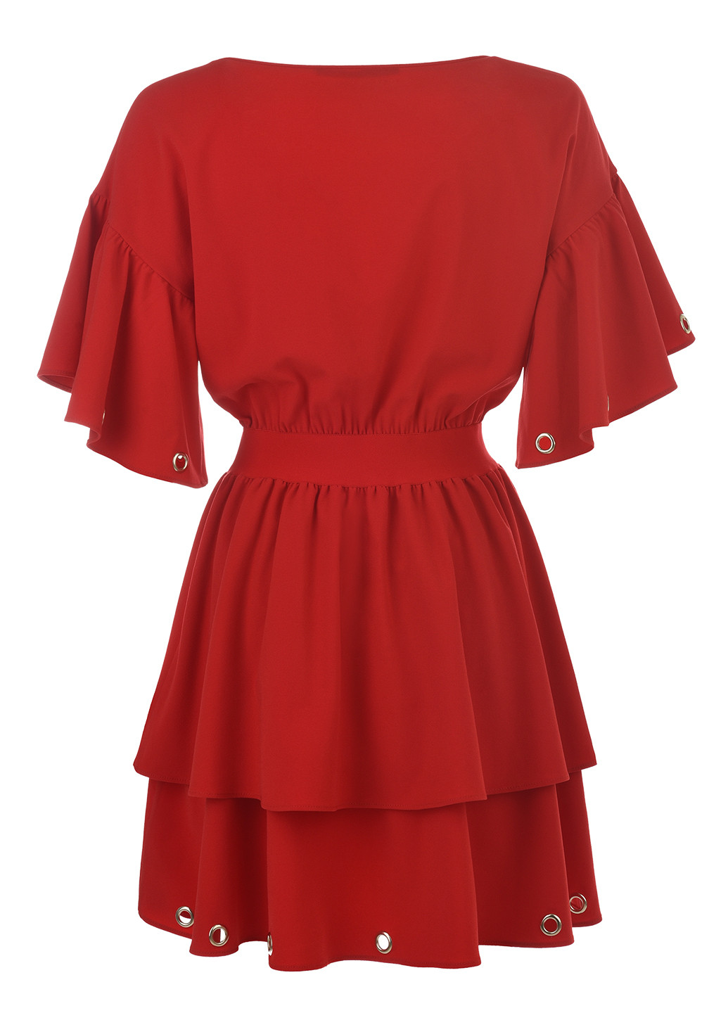 Червона кежуал сукня з спідницею-сонце LOVE REPUBLIC