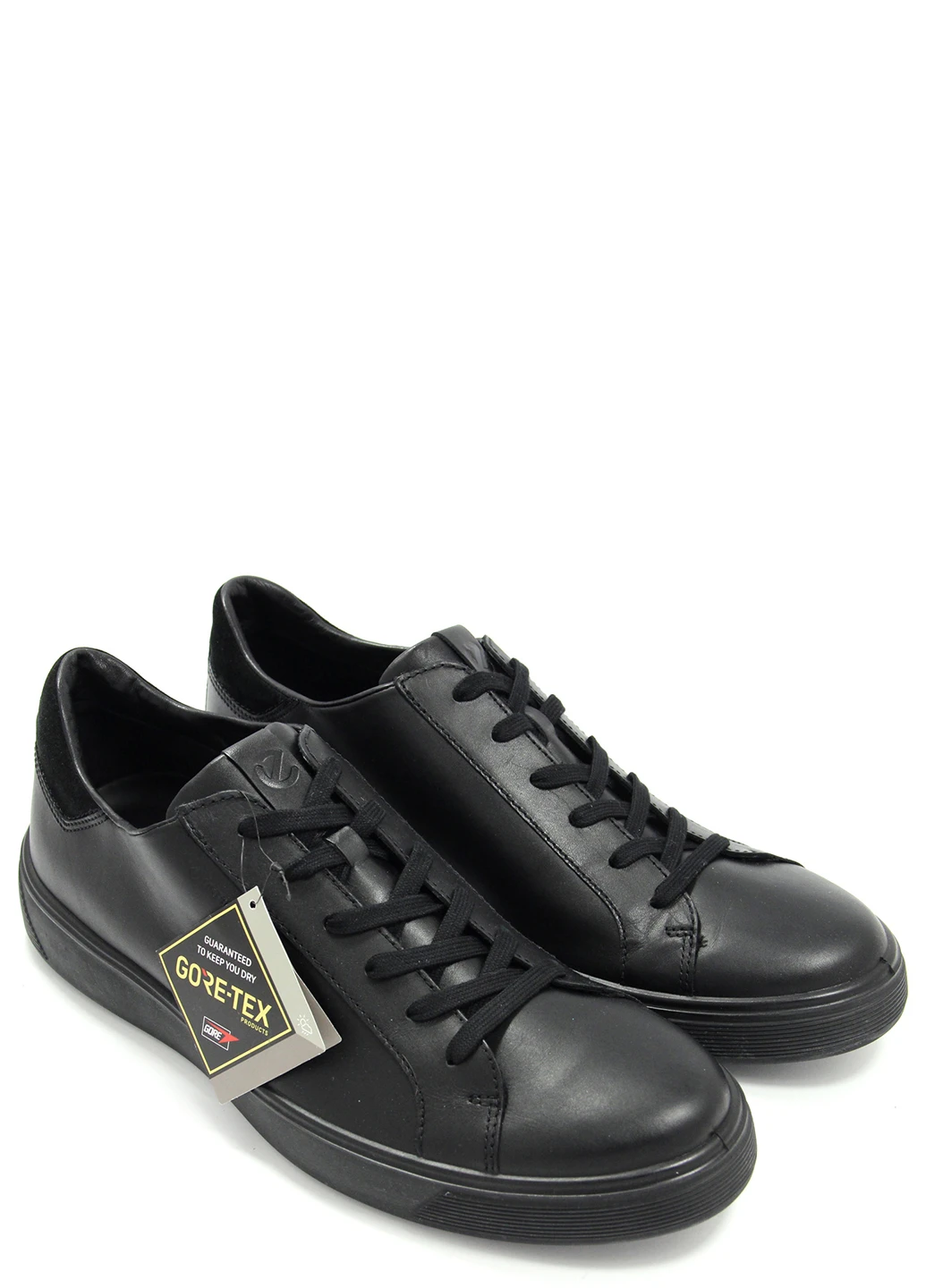 Черные мужские кеды street tray m Ecco