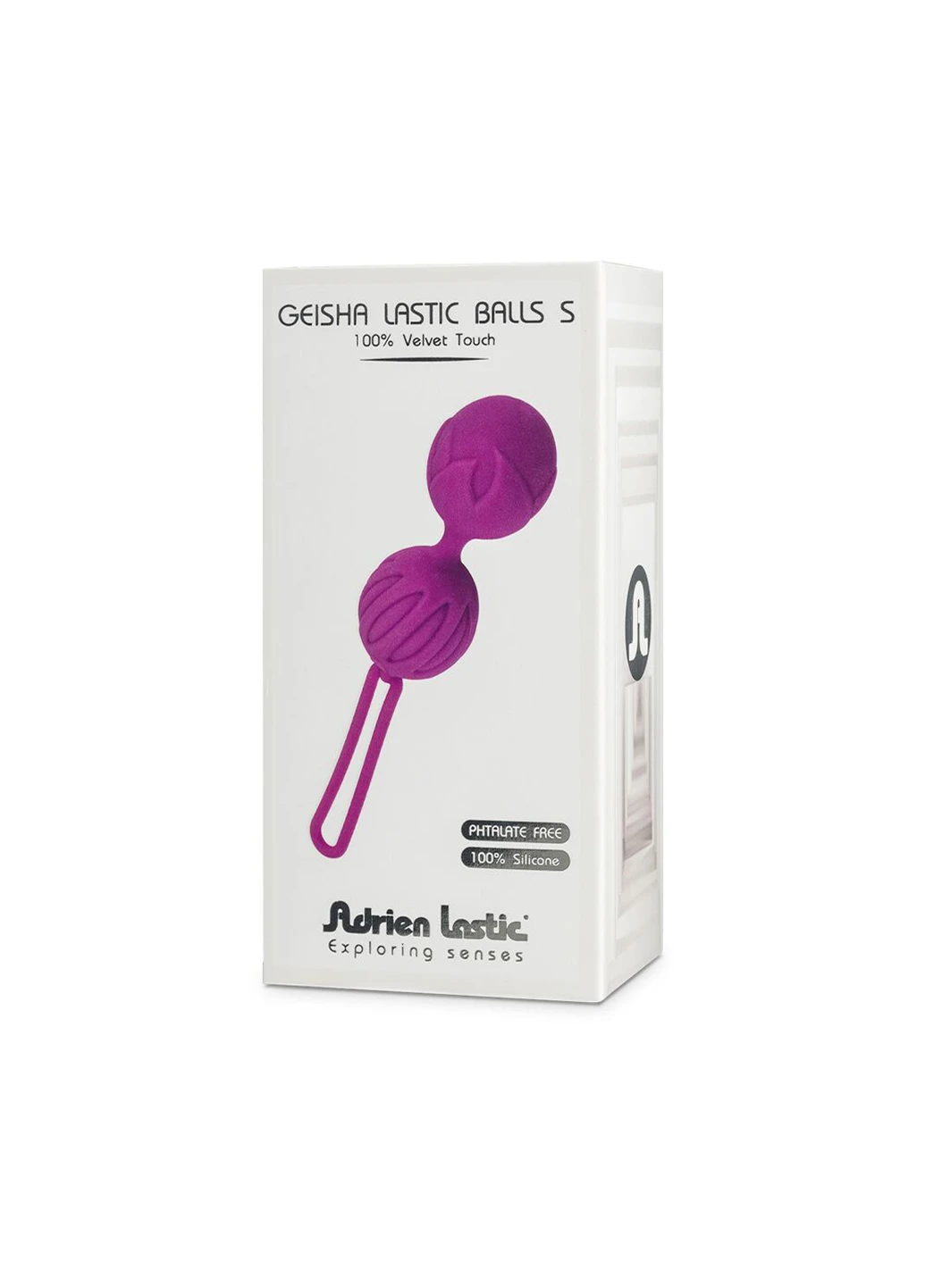 Вагінальні кульки Geisha Lastic Balls Mini Violet (S), діаметр 3,4см, вага 85гр Adrien Lastic (254152113)