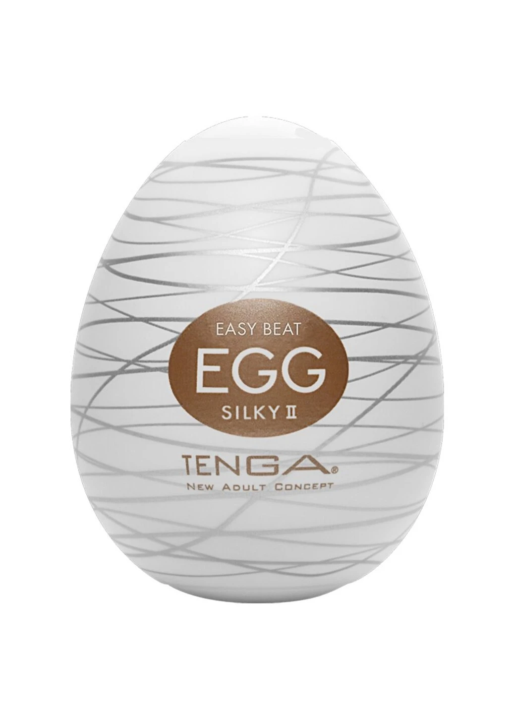 Мастурбатор-яйцо Egg Silky II с рельефом в виде паутины Tenga (254738040)