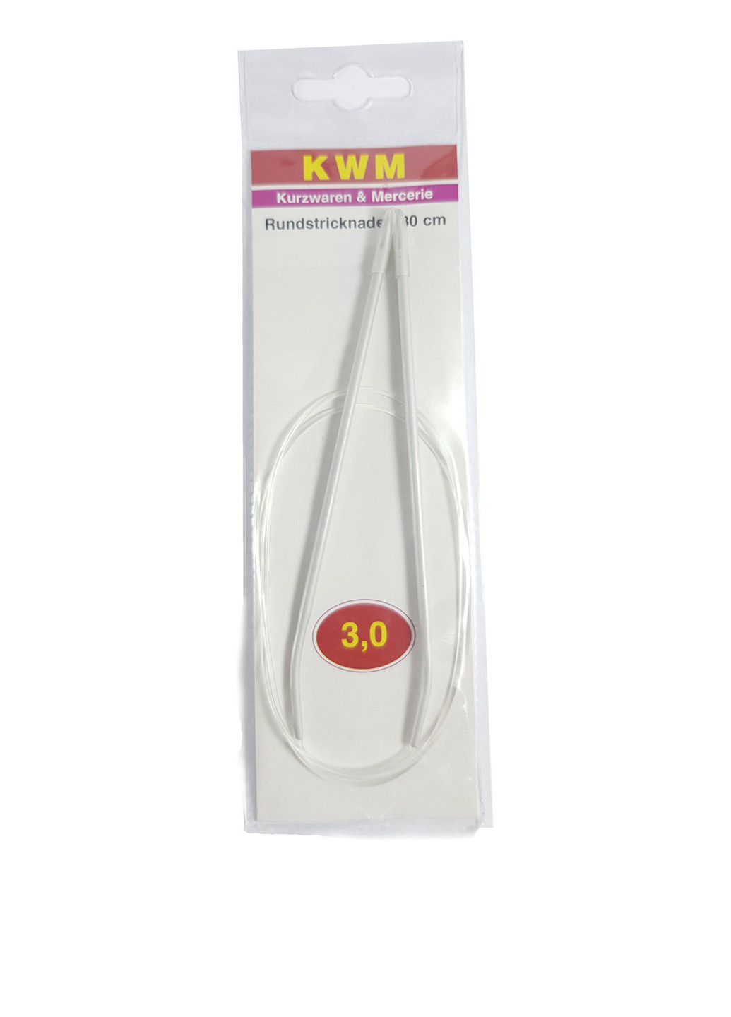Спицы для вязания №3,0, 80 см KWM (128504194)