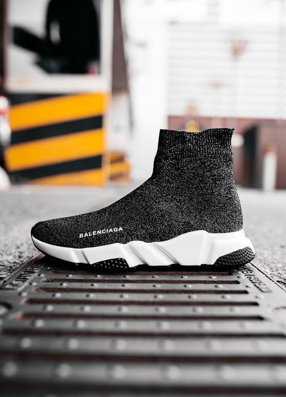 No Brand copy balenciaga speed trainer mid lurex knit 2