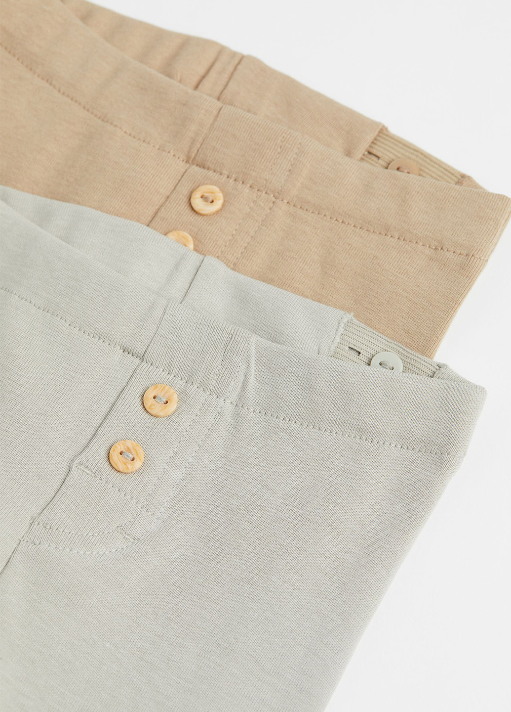 Комбинированные кэжуал демисезонные брюки зауженные H&M