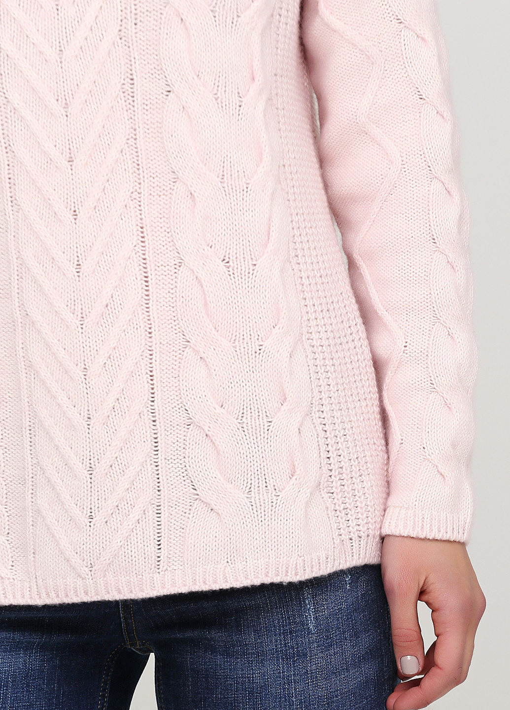 Світло-рожевий зимовий светр Marc O'Polo