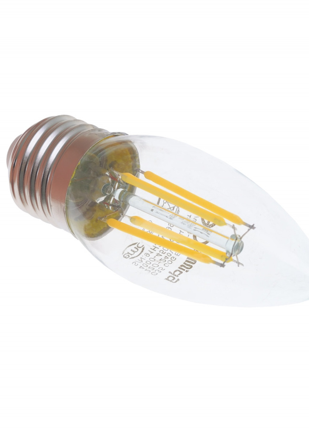 Лампа светодиодная E27 LED 4W NW C35 COG Brille (253965185)