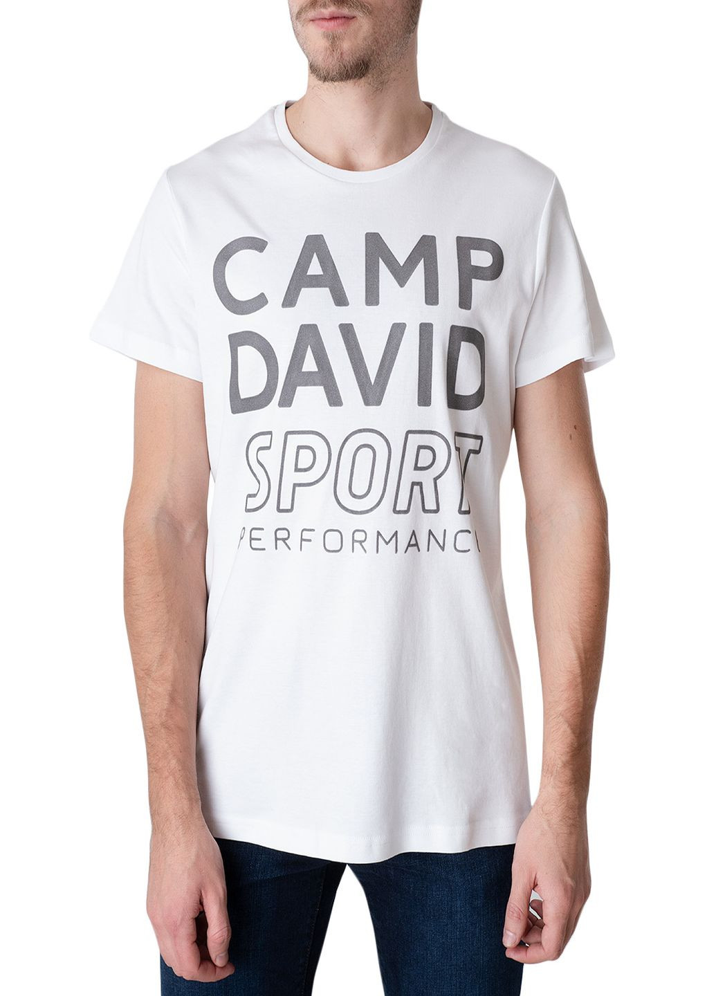 Біла футболка Camp David