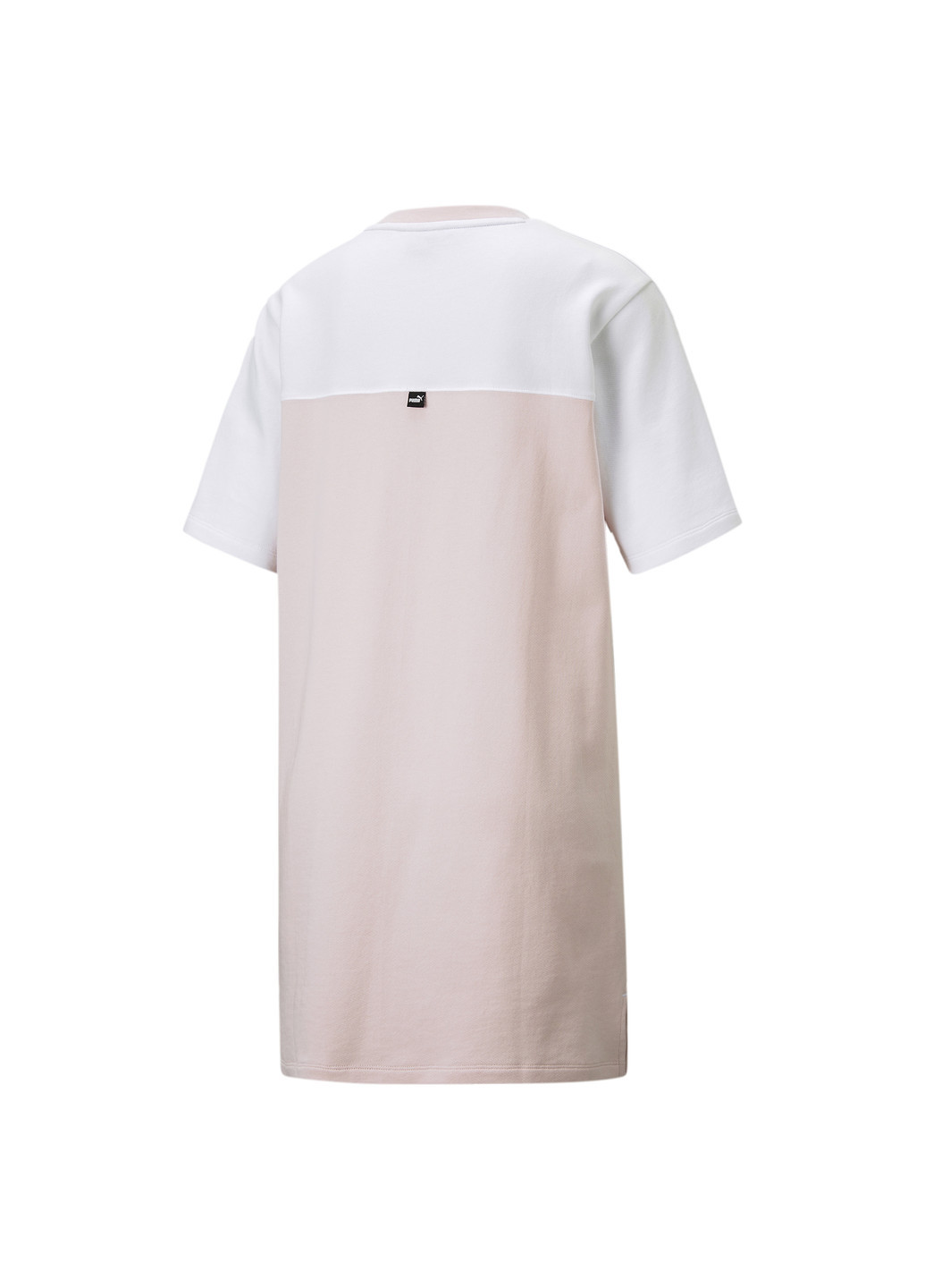 Платье Power Women's Tee Dress Puma однотонная розовая спортивная хлопок, эластан