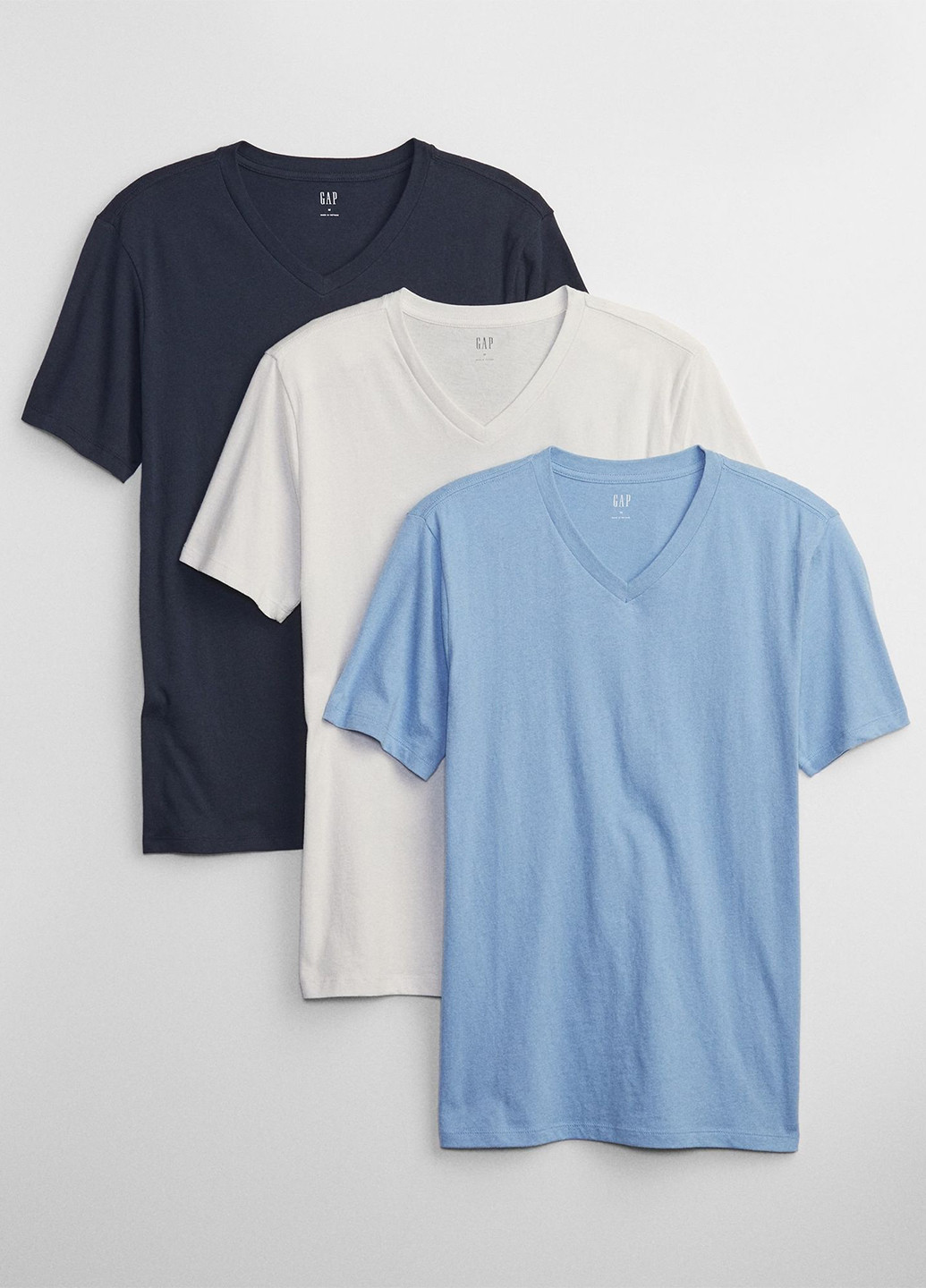 Комбинированная футболка (3 шт.) Gap