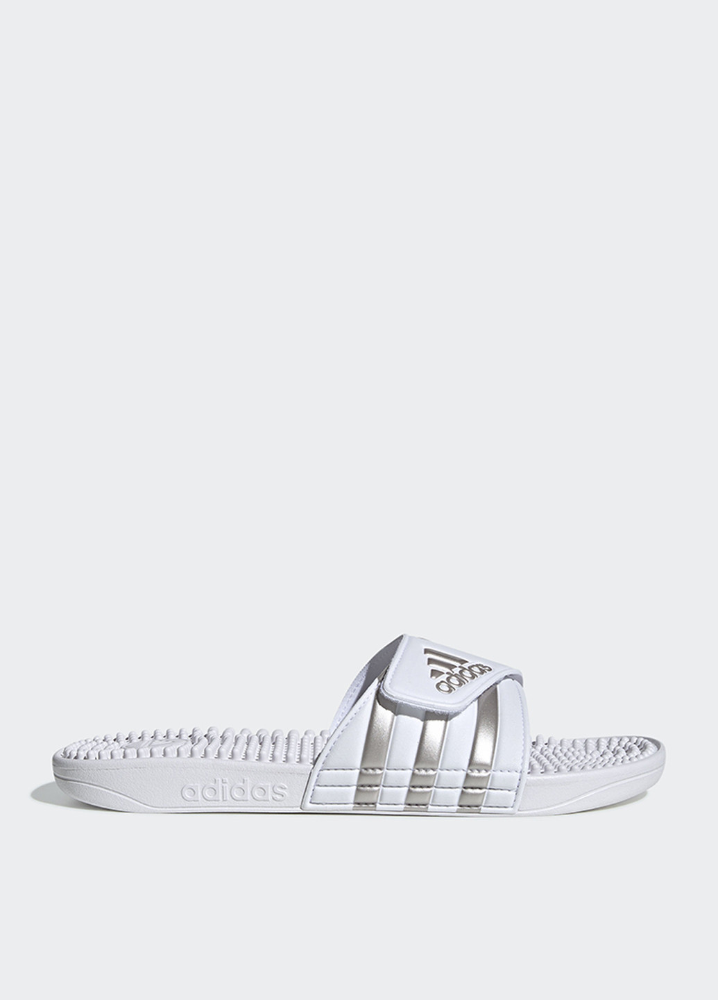 Белые кэжуал шлепанцы adidas