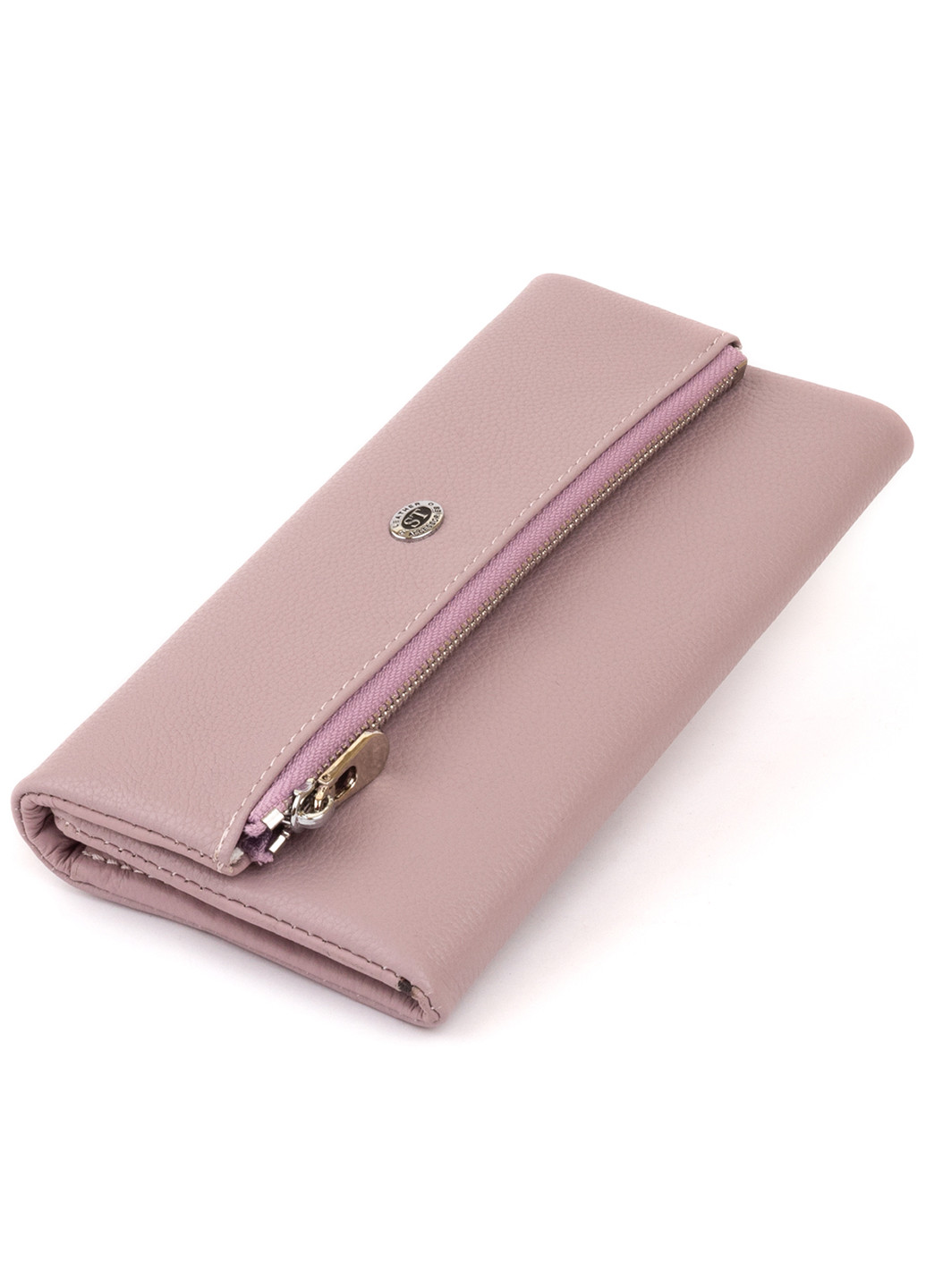 Жіночий шкіряний гаманець-клатч 18,5х9,8х2 см st leather (229460905)