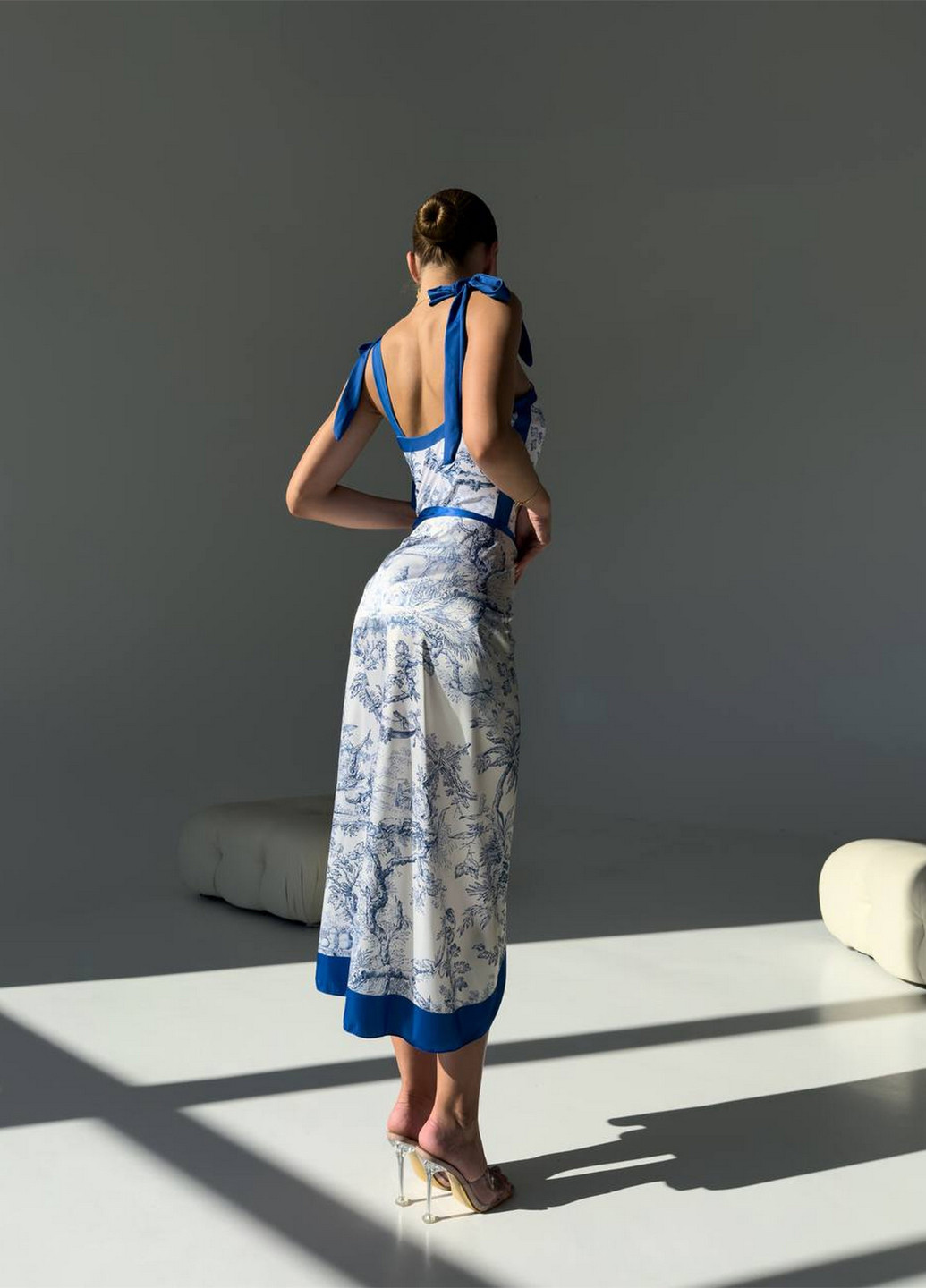 Комбинированный летний пляжный комплект женский (купальник, парео) слитный NOVA VEGA