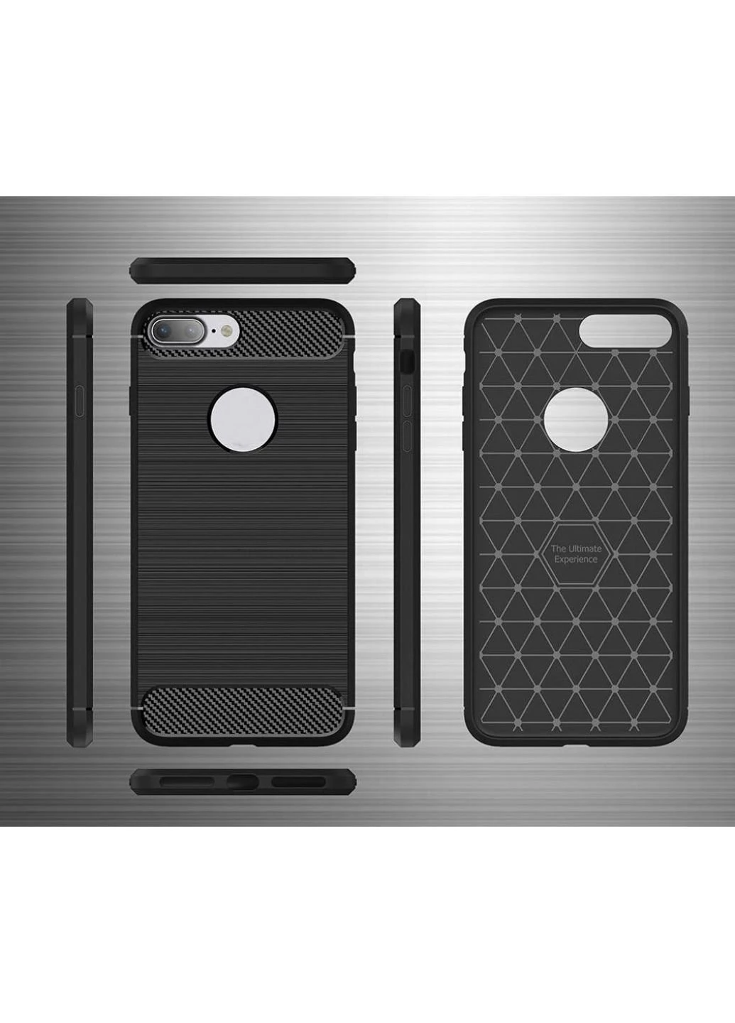 Чохол для мобільного телефону (смартфону) для Apple iPhone 8 Plus Carbon Fiber (Black) Laudtec (LT-AI8PB) BeCover (201493547)
