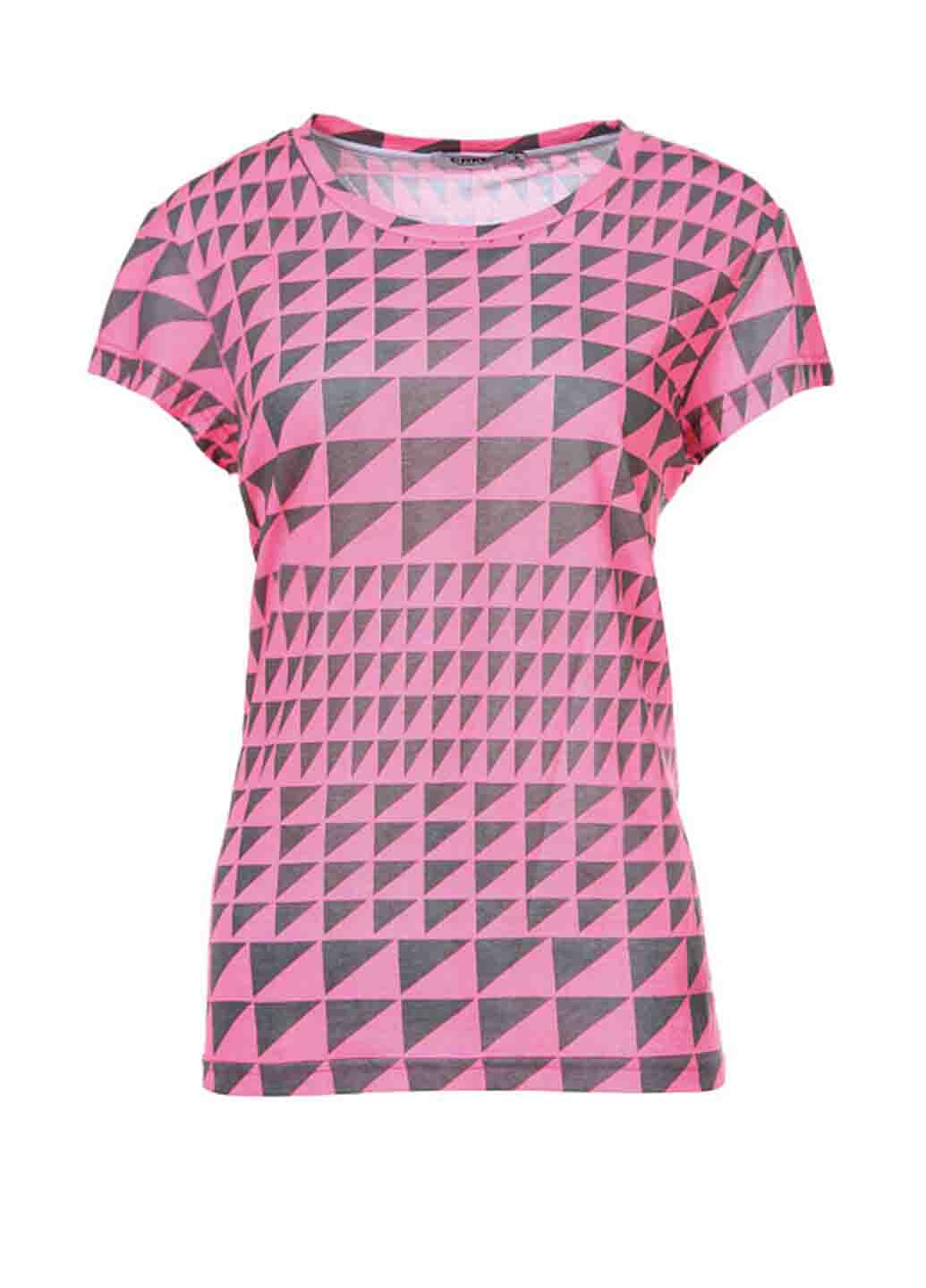 Розовая летняя футболка Erke