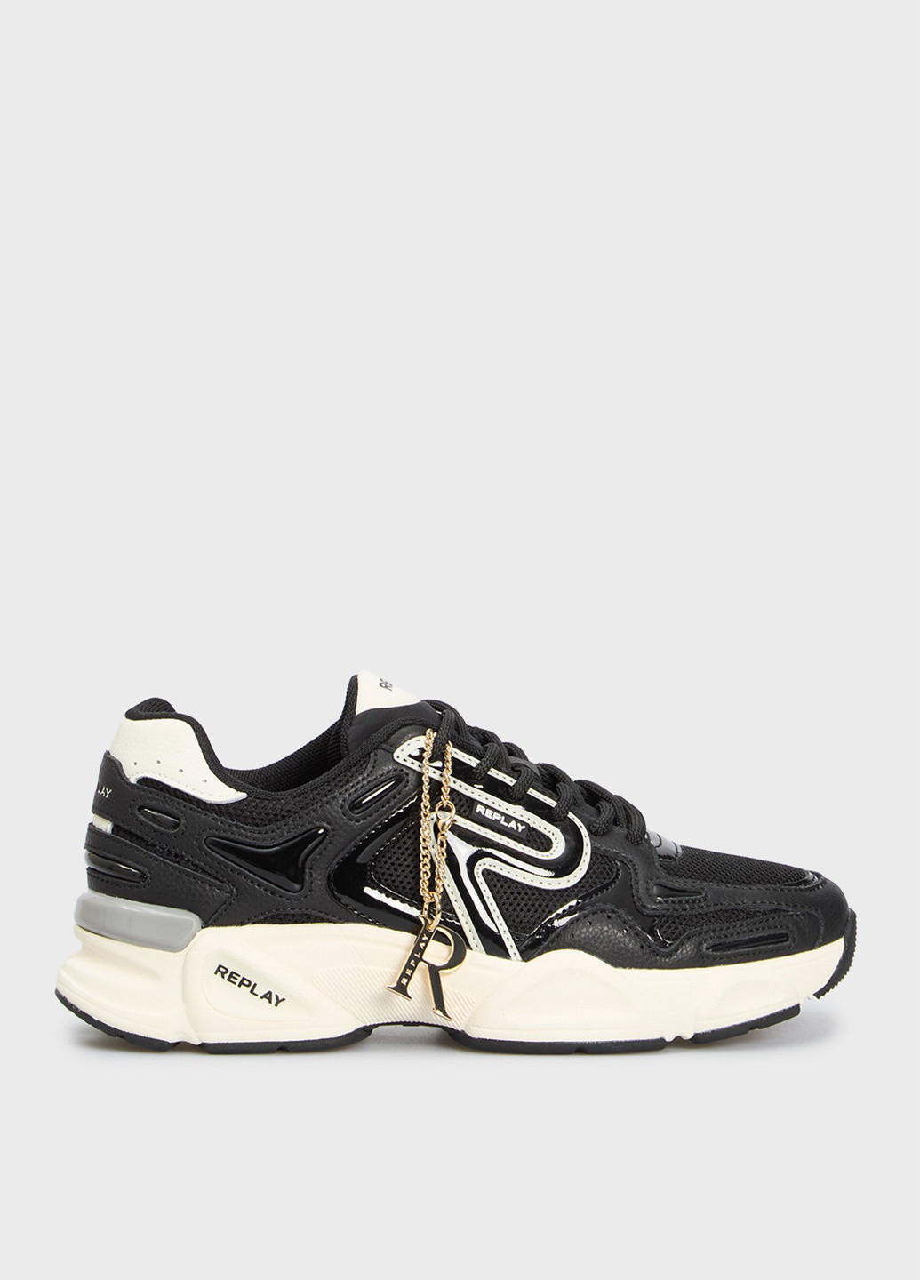 Кросівки Replay чорно-білі всесезони (344461857)