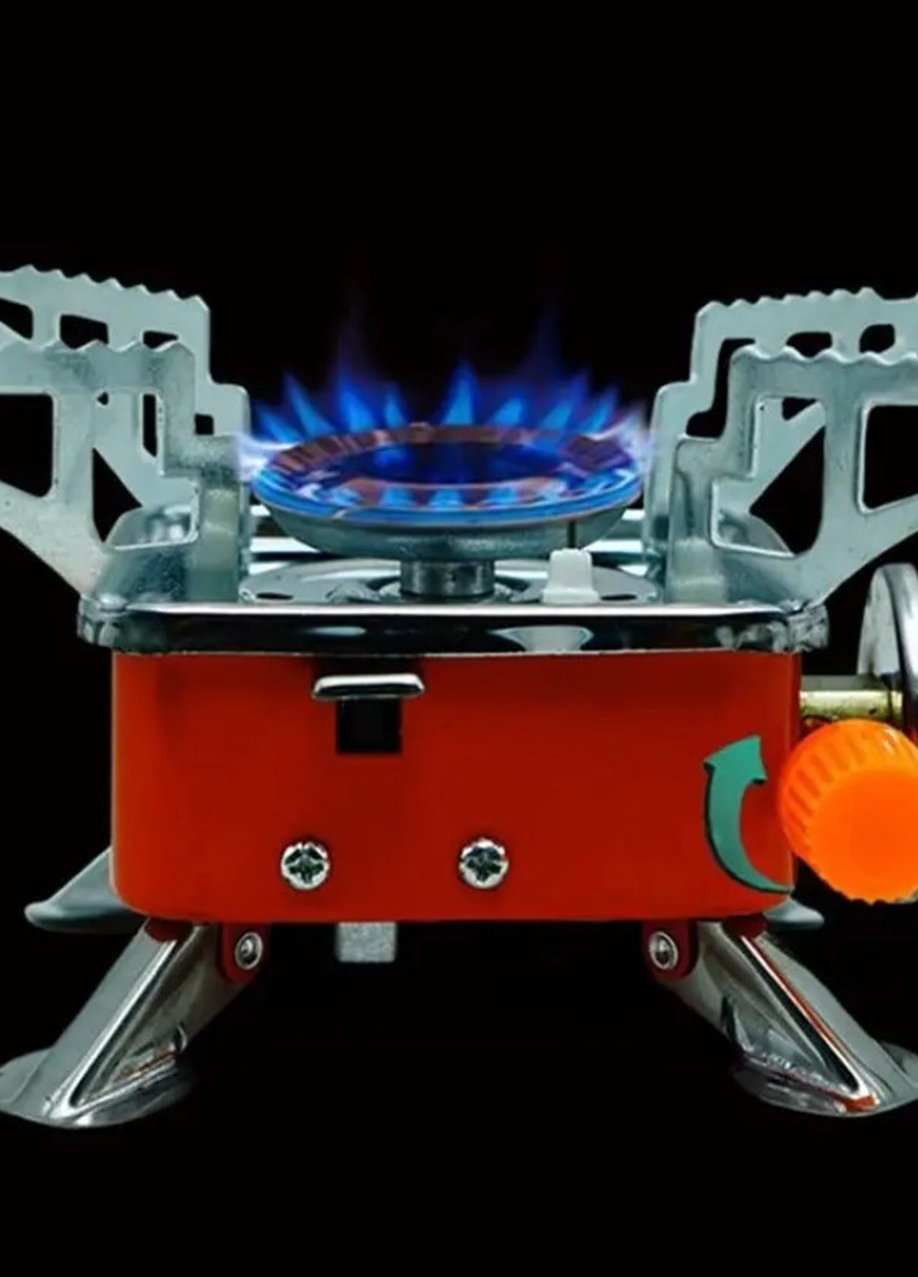 Портативная газовая плита- таганок туристическая горелка (мини печка) с пьезоподжигом Kovar на баллон походная No Brand (255066824)