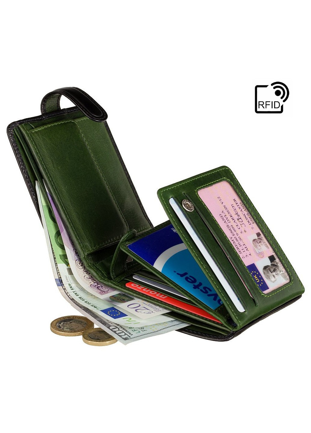 Чоловічий шкіряний гаманець TR35 - Atlantis Visconti (254314615)