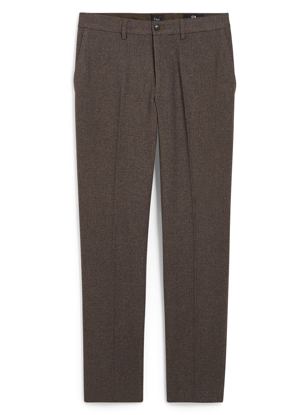 Светло-коричневые кэжуал, классические демисезонные классические брюки C&A