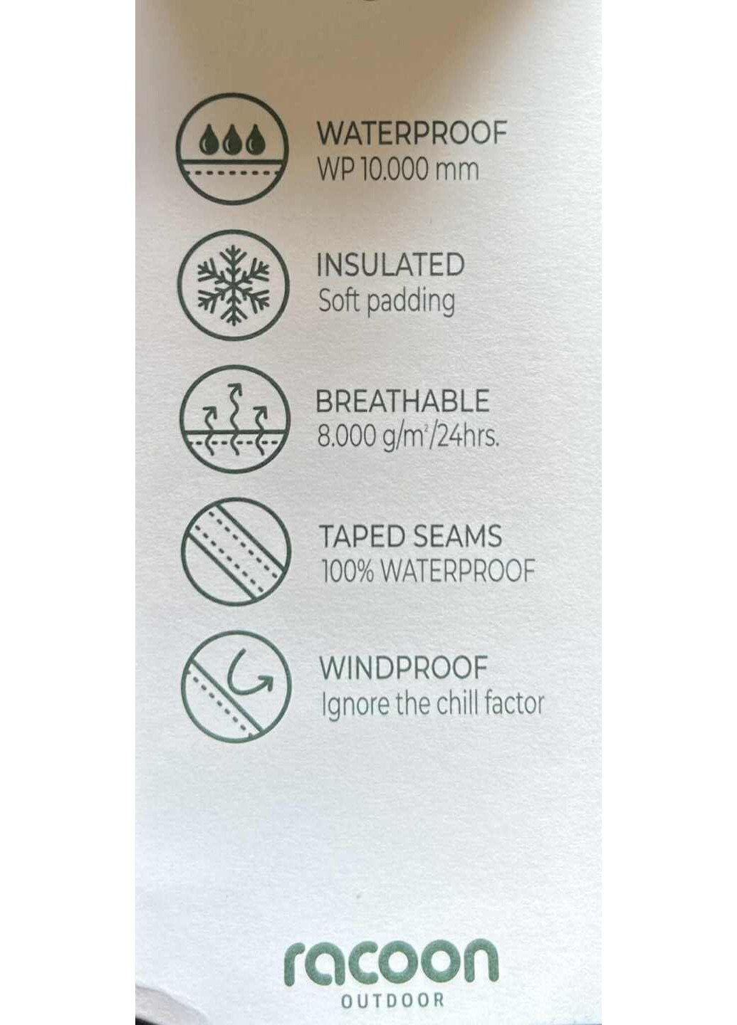 Синя зимня куртка Racoon