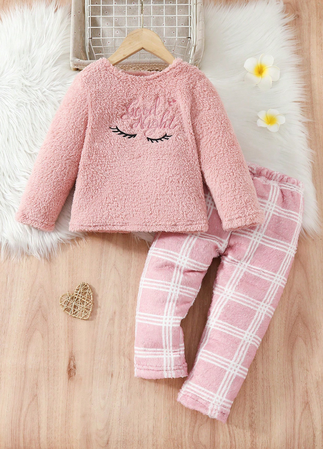 Комбинированная всесезон пижама (лонгслив, брюки) лонгслив + брюки SHEIN