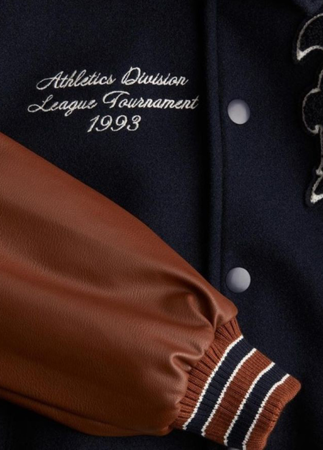 Бомбер H&M бейсбольний на кнопках (366116965)