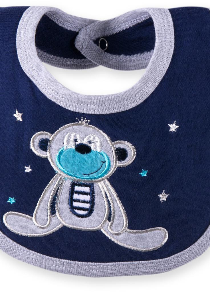 Голубой демисезонный костюм десткий для мальчиков подарочный 7 предметов (h9583.6-9) Luvena Fortuna