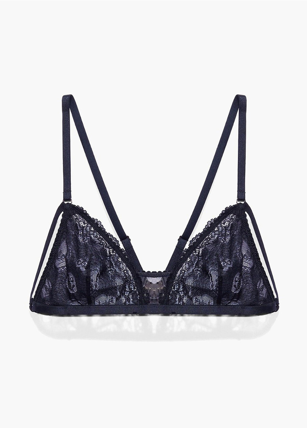 Чорний бралетт бюстгальтер Savage X Fenty без кісточок поліамід