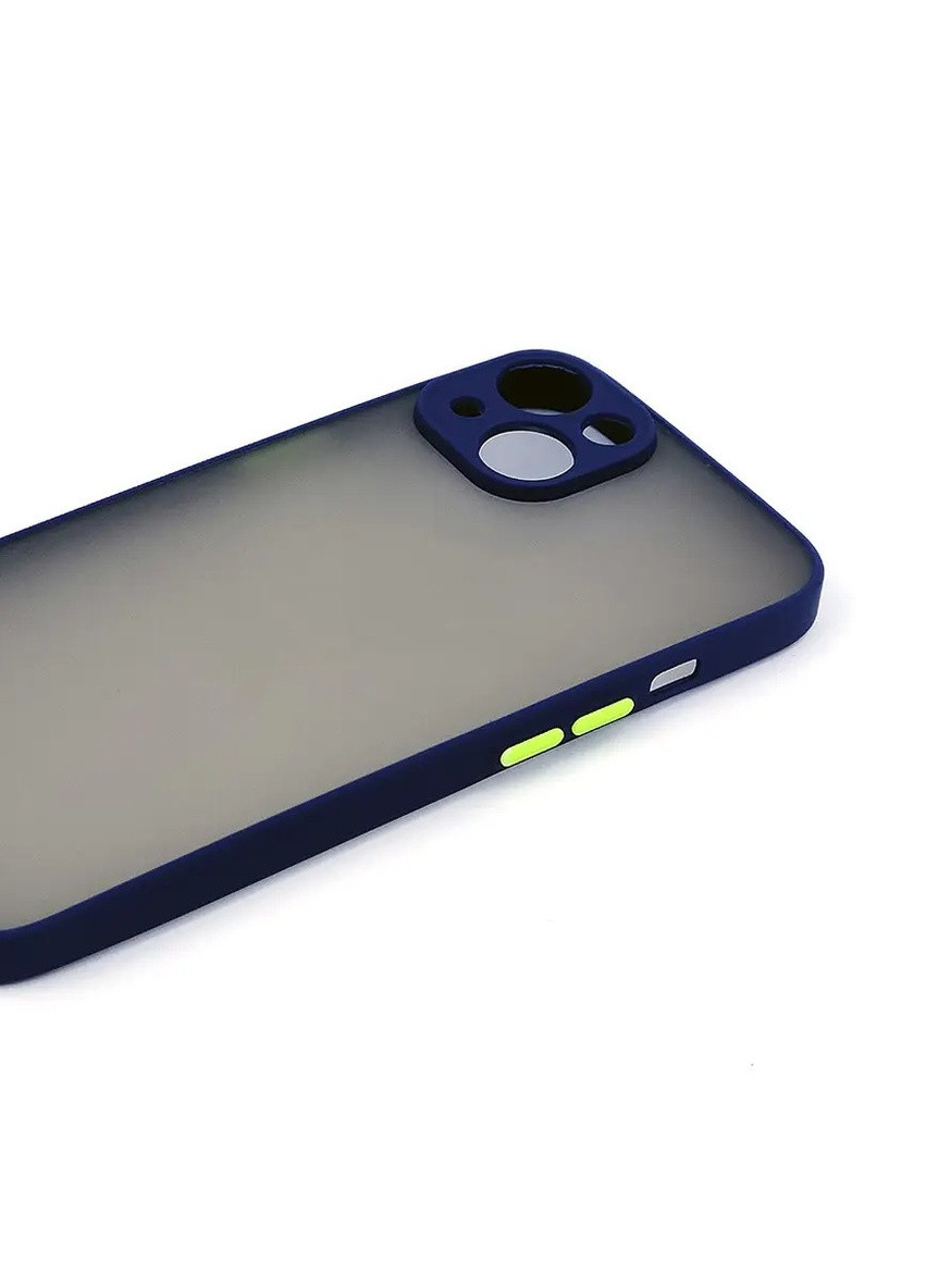 Силиконовый Чехол Накладка Avenger Totu Series Separate Camera Для iPhone 14 Navy Blue No Brand (254916510)