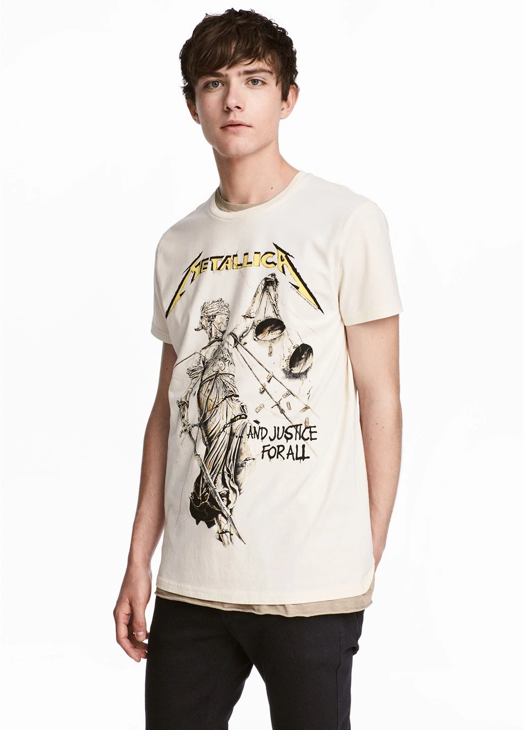 Белая футболка H&M