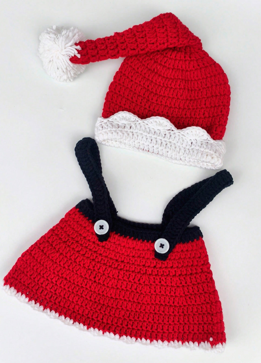 Червоний демісезонний костюм (шапка, сарафан, пінетки) SHEIN