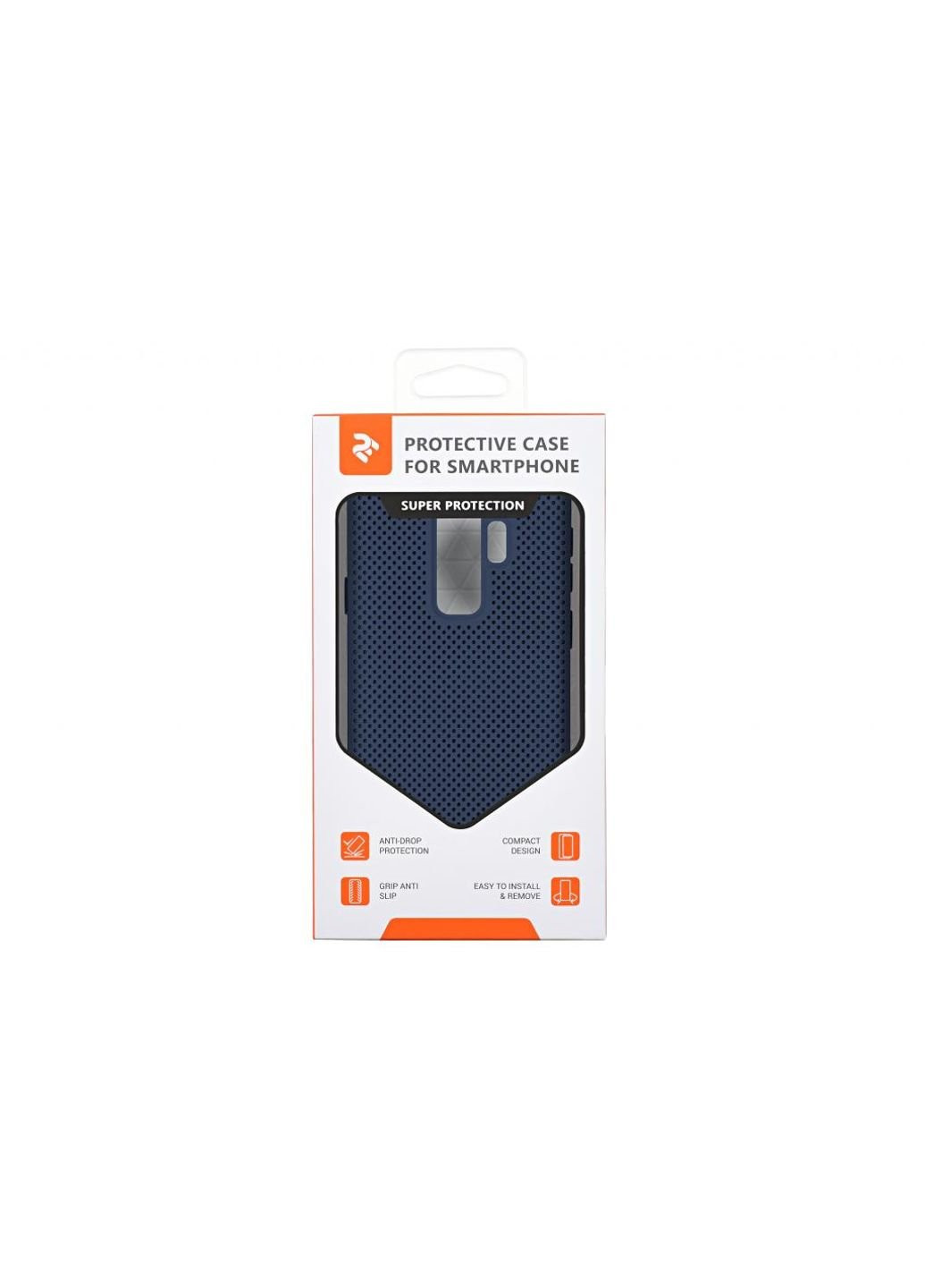 Чехол для мобильного телефона (смартфона) Samsung Galaxy S9 Plus, Dots, Navy (-G-S9P-JXDT-NV) 2E (201493465)