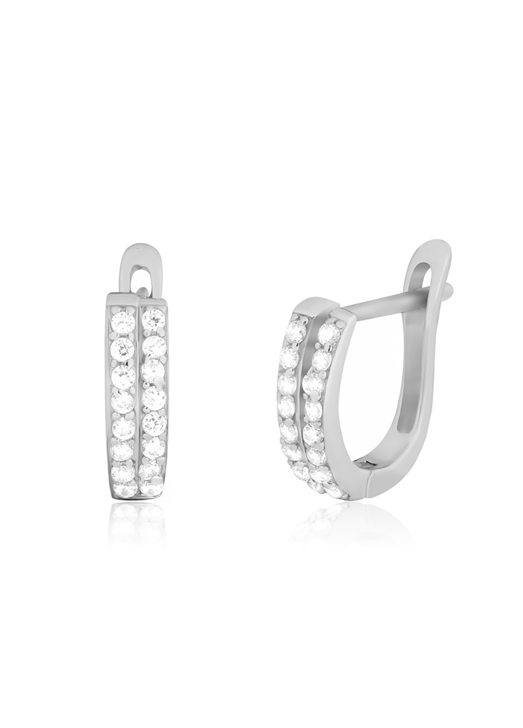 Серебряные серьги с фианитами с2ф/334 Silvex925 (201169742)