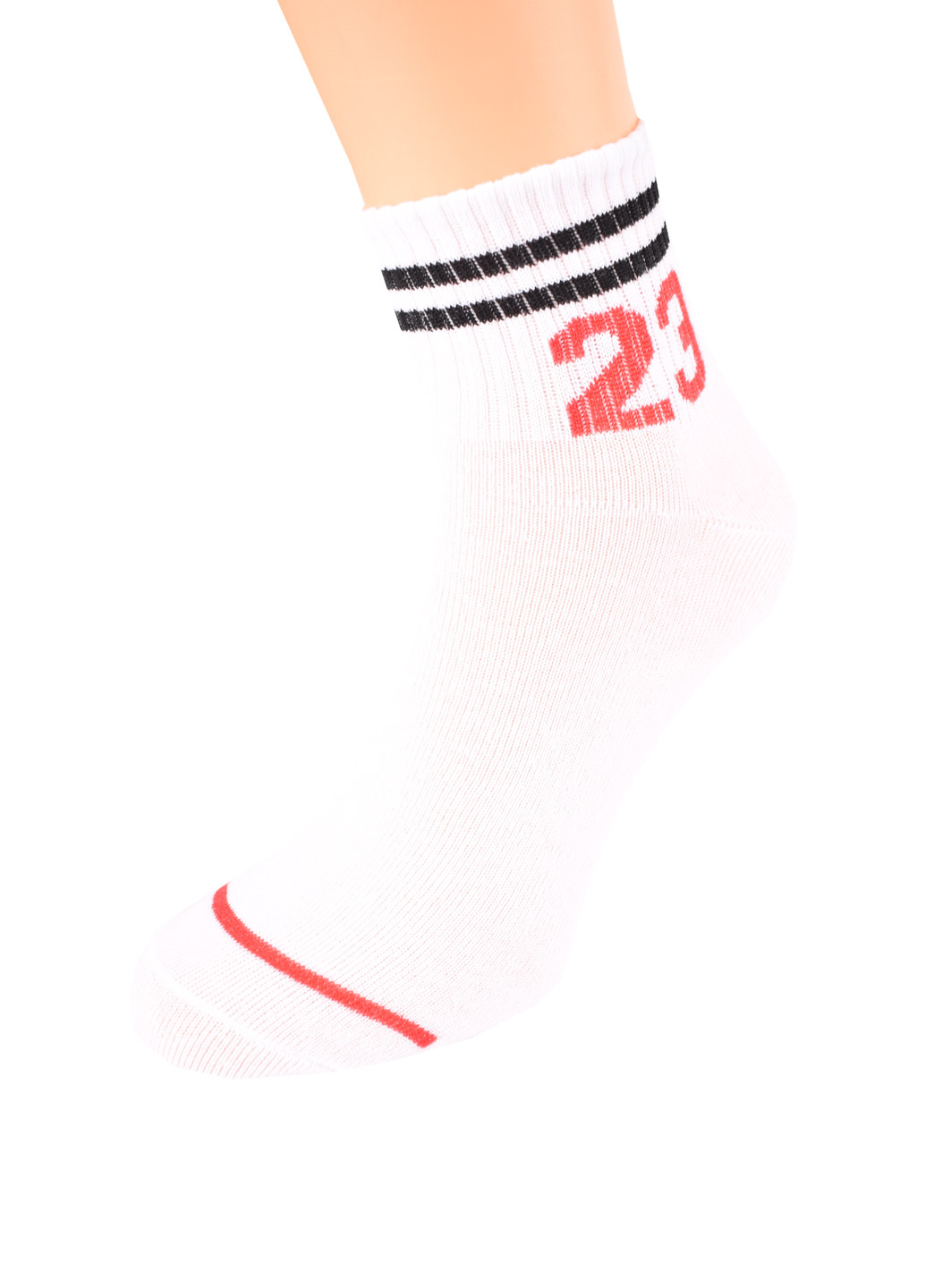 Чоловічі шкарпетки Потап однотонні білі повсякденні
