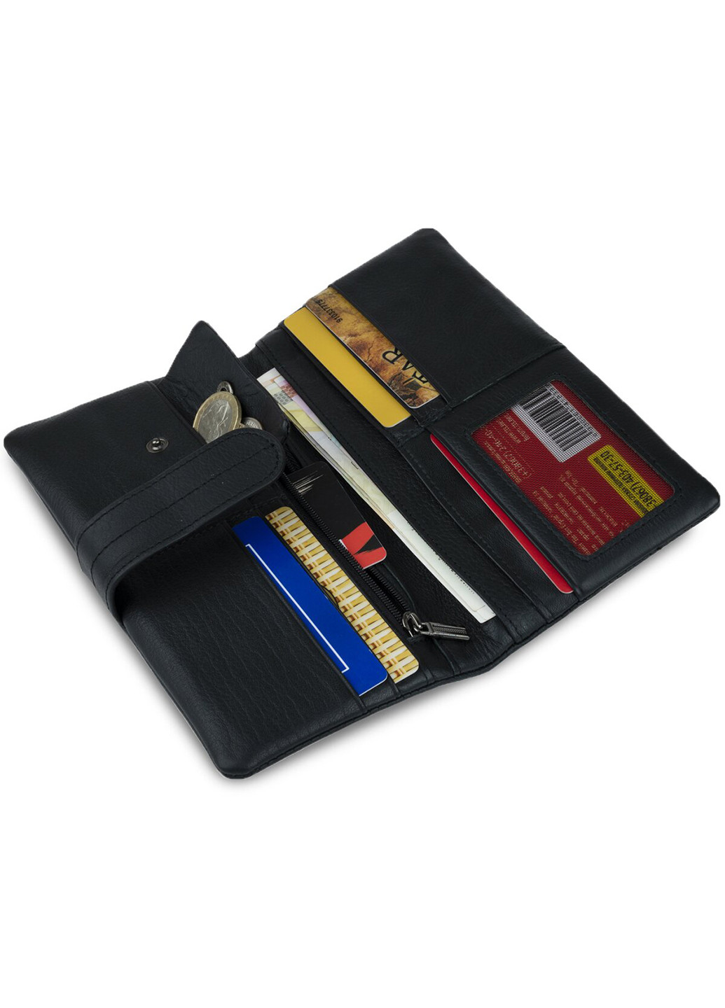 Шкіряний гаманець 9х19х1,5 см Vintage (253491181)