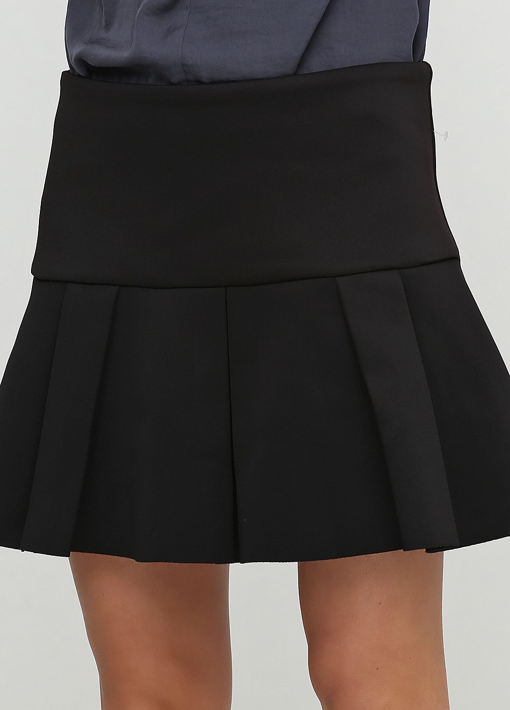 Черная кэжуал однотонная юбка Cache Cache