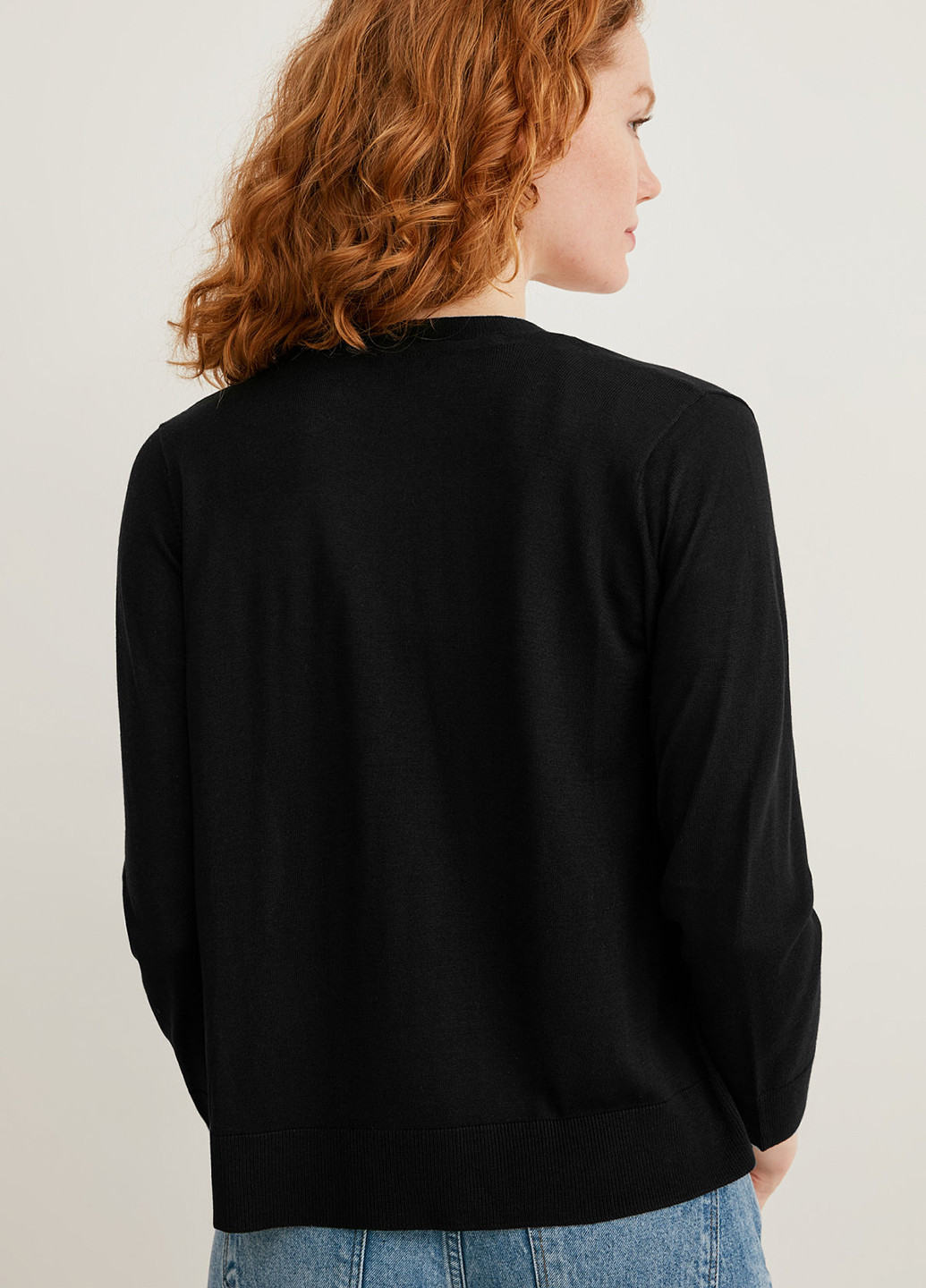 Черный демисезонный кардиган C&A