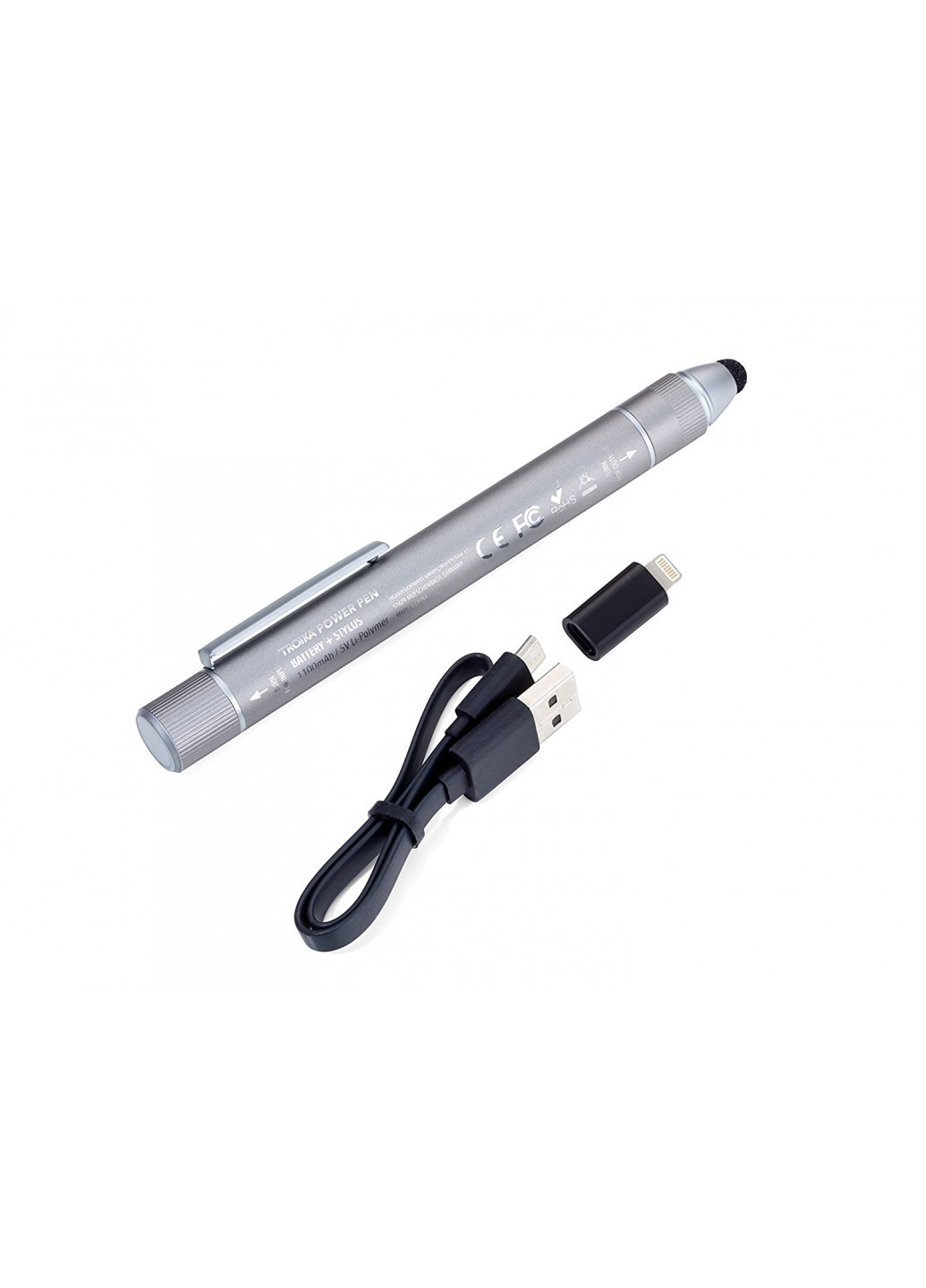 Набор подарочный Power Pen стилус-батарея Troika (210766831)