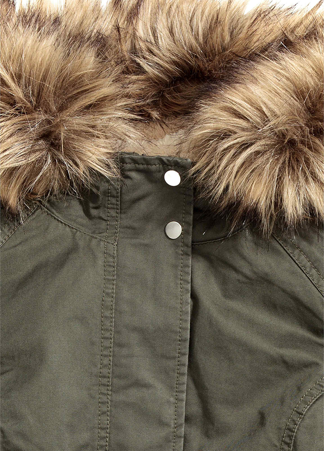 Оливкова (хакі) зимня куртка H&M