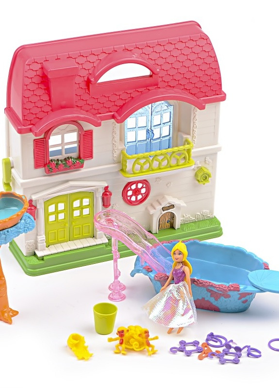 Ігровий набір Ляльковий будиночок з басейном і фігурками IM437 NaNa (253923254)