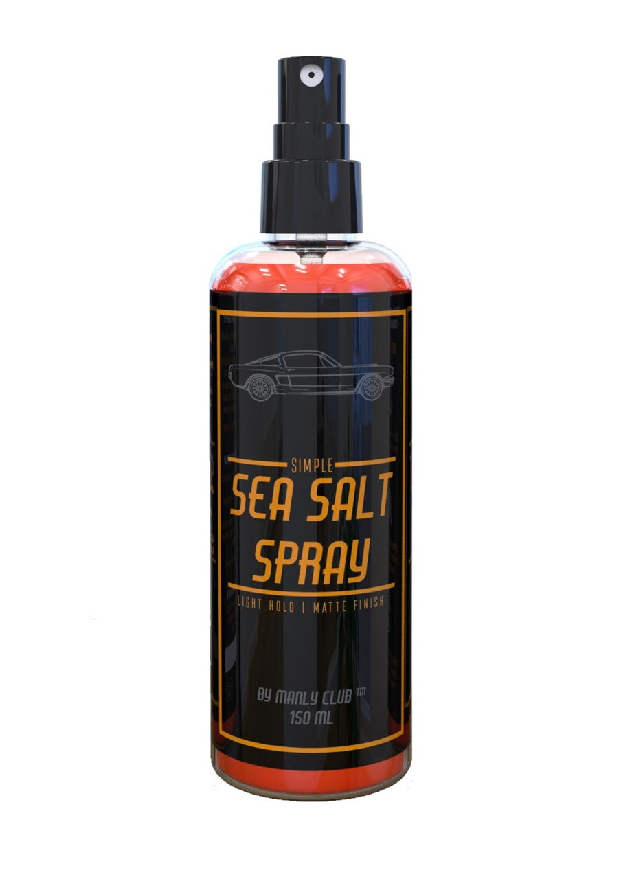 Солевой Спрей Для Волос Simple Sea Salt Spray 150 Мл Manly Club (254683442)