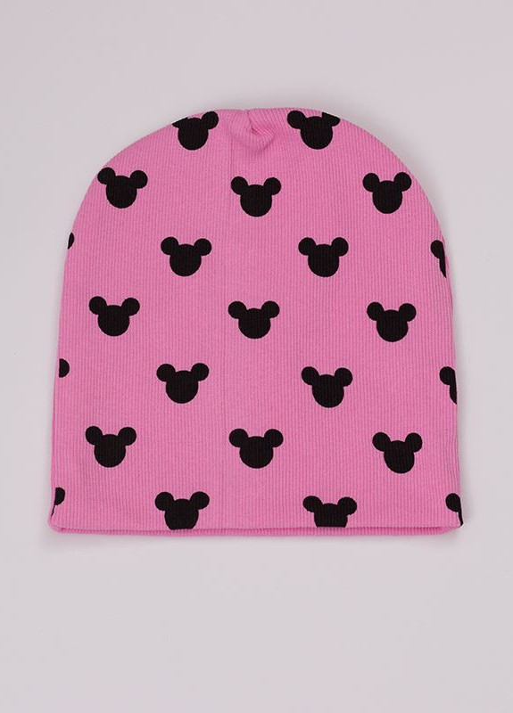 Шапка для дівчинки Miki 52-54 см Рожевий КВ1286-1 Makko (253775066)