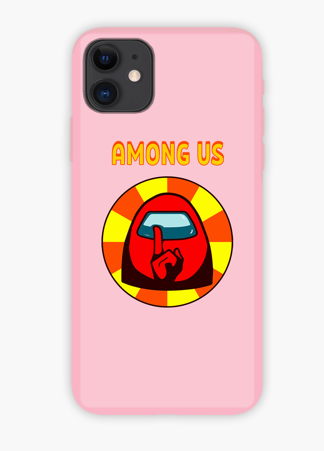 Чохол силіконовий Apple Iphone 8 Амонг Ас Червоний (Among Us Red) (6151-2412) MobiPrint (219566270)
