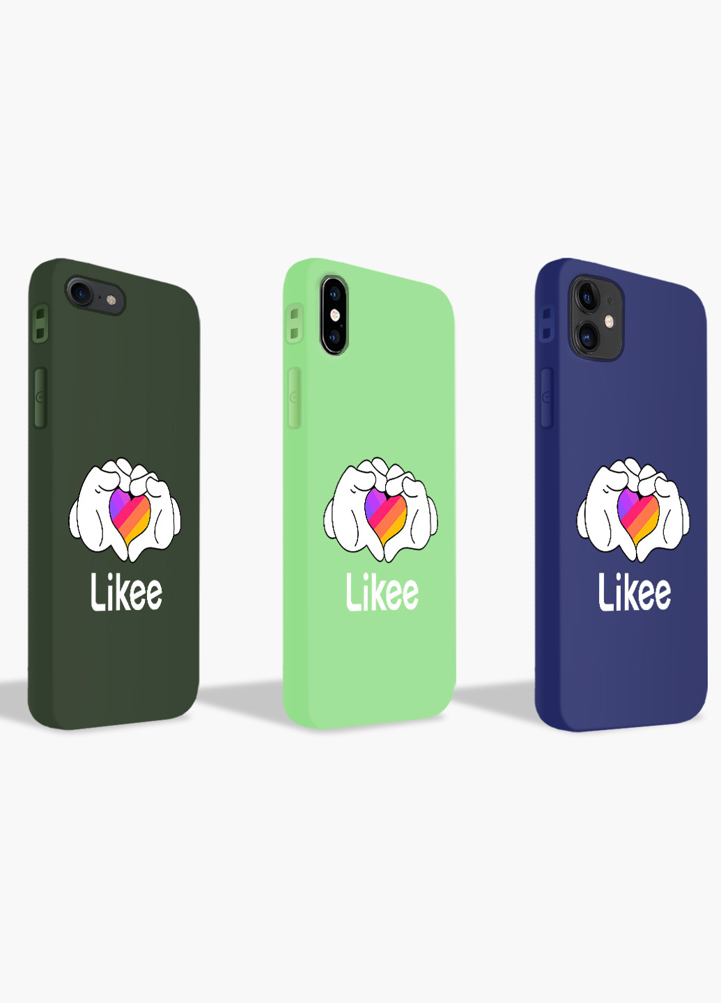 Чехол силиконовый Apple Iphone 8 Лайк (Likee) (6151-1711) MobiPrint (219777486)