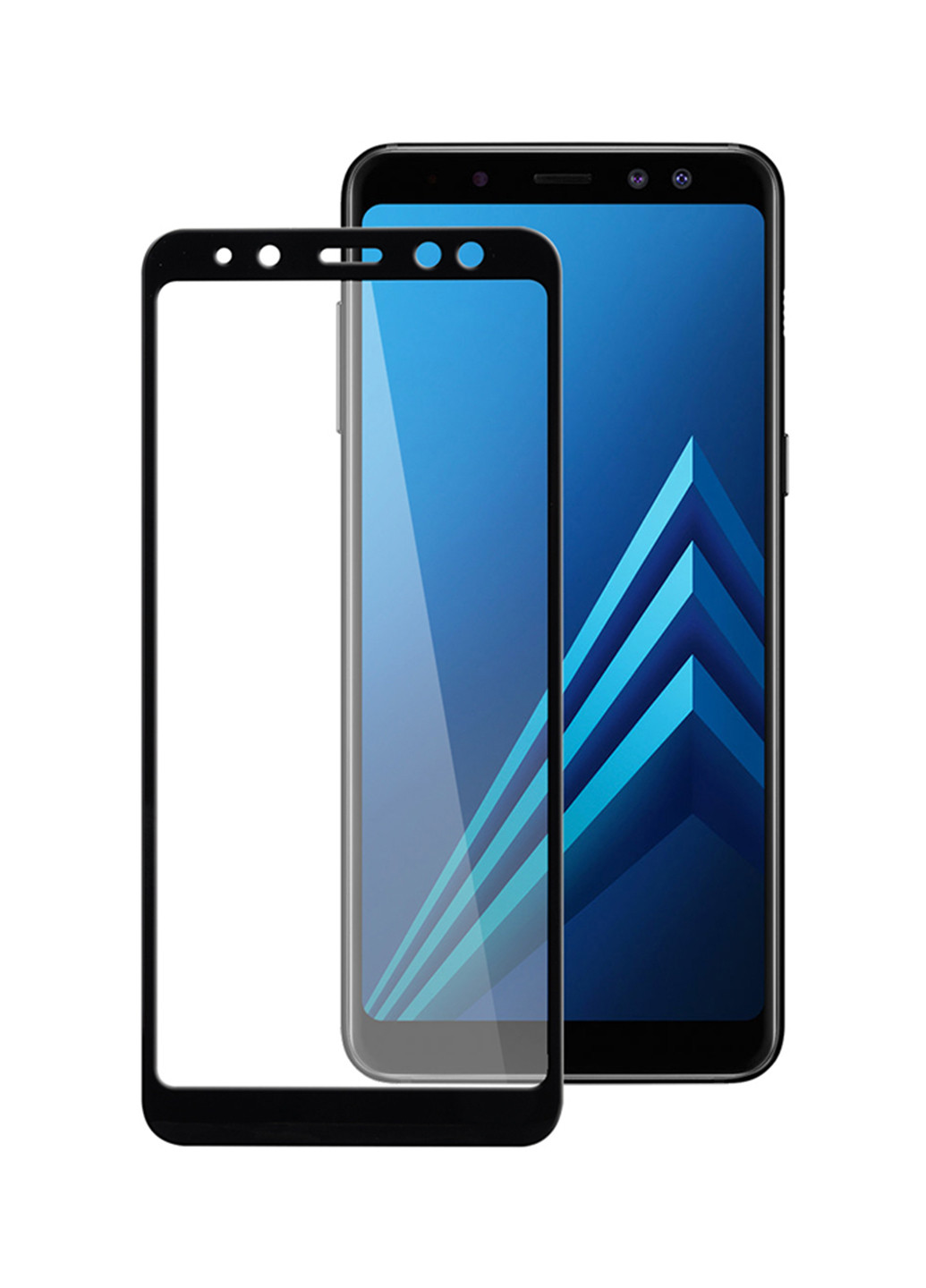 Захисне скло Full screen для Samsung Galaxy A8 (2018), Black PowerPlant full screen для samsung galaxy a8 (2018), black (143720915)