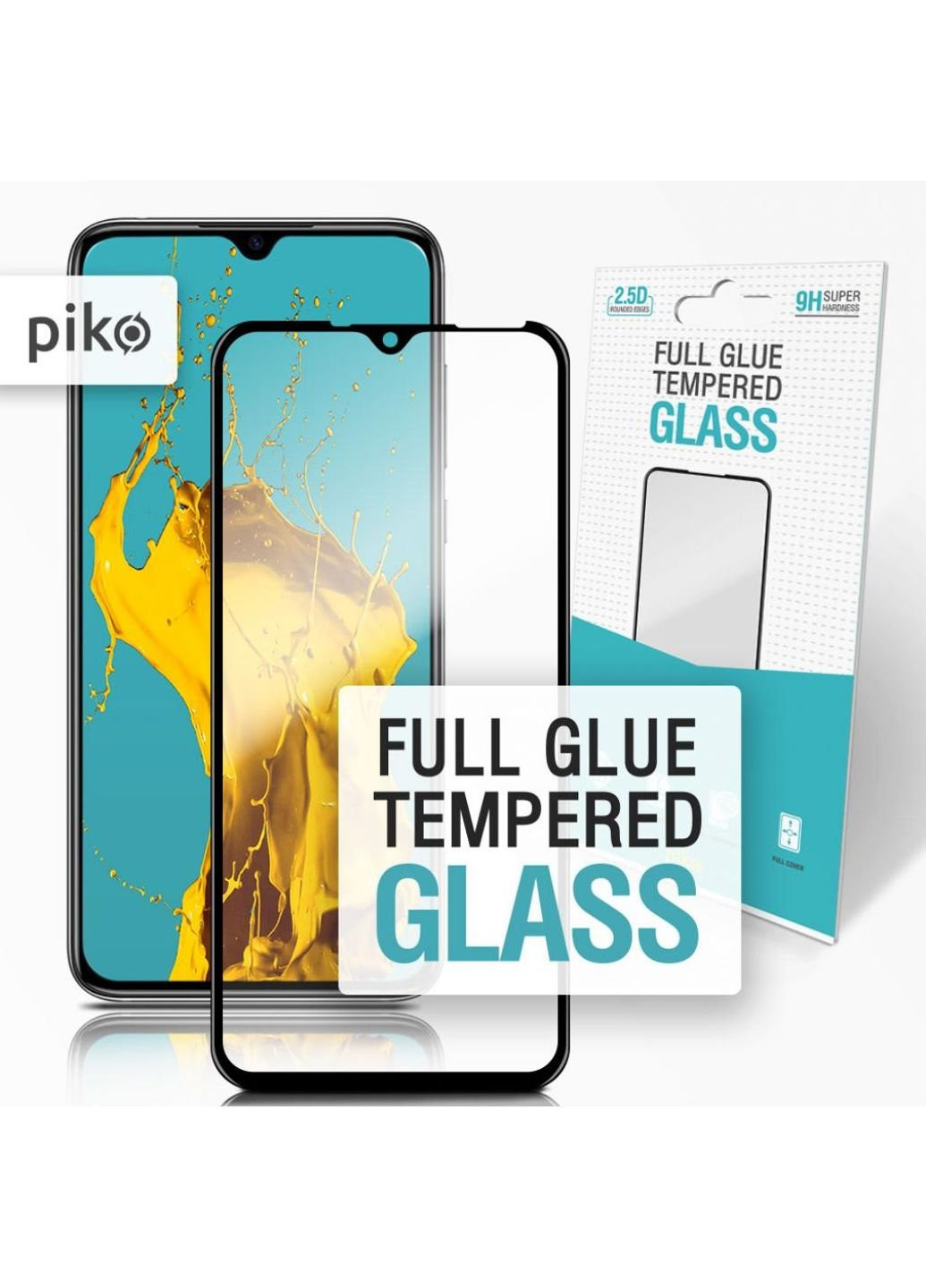 Скло захисне Full Glue Xiaomi Mi 9 (1283126490774) Piko (252392372)