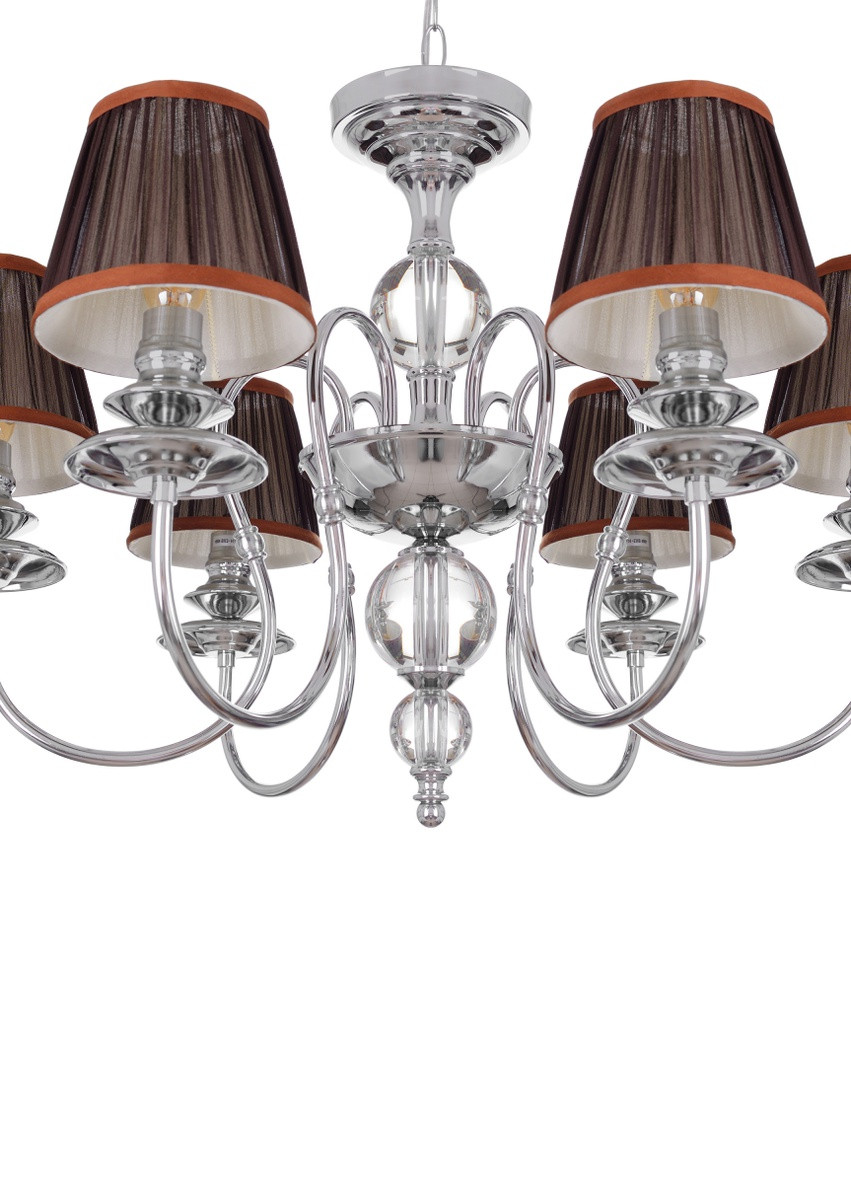 Люстра з абажурами BKL-688S/6 E14 BR Brille (254026291)