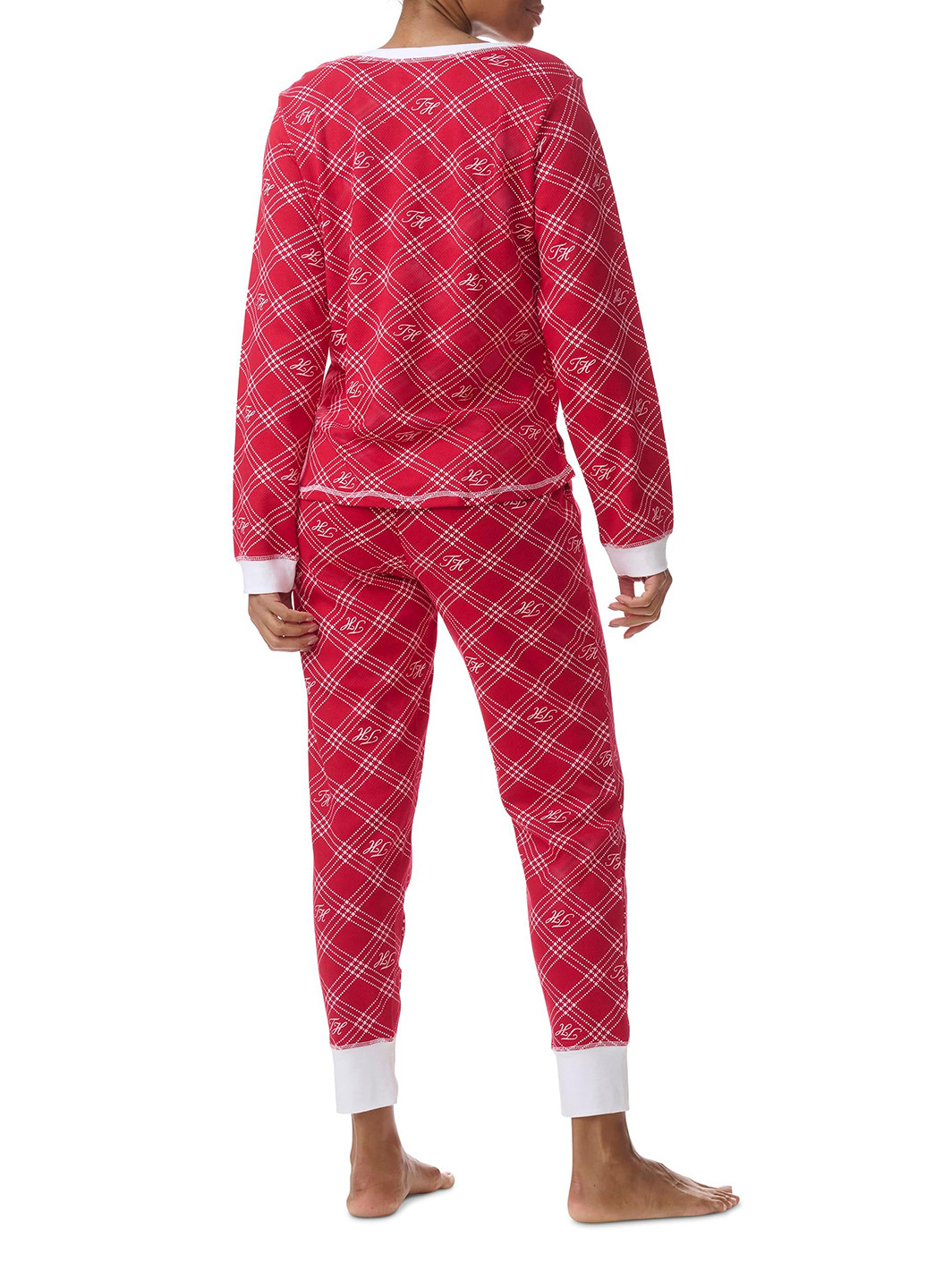 Красная всесезон пижама (лонгслив, брюки) лонгслив + брюки Tommy Hilfiger